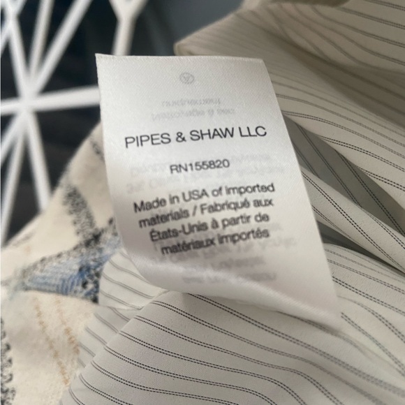 VERONICA BEARD Nikolai Plaid Bell-Sleeve Jacket – Size 2, Cream & Blue, EUC - Picture 8 of 12